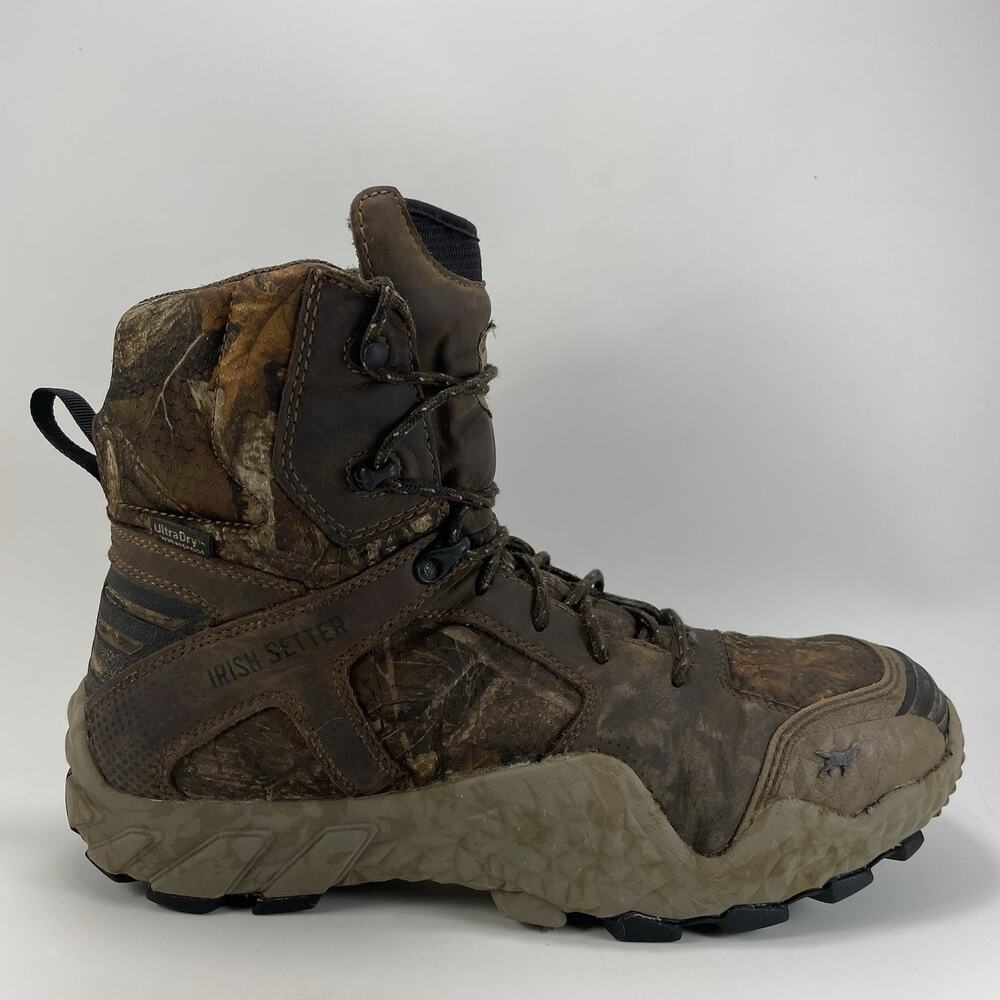 Irish Setter Vaprtrek Mens Shoes Size 11 EE Wide 2831 RealTree Camo Waterproof